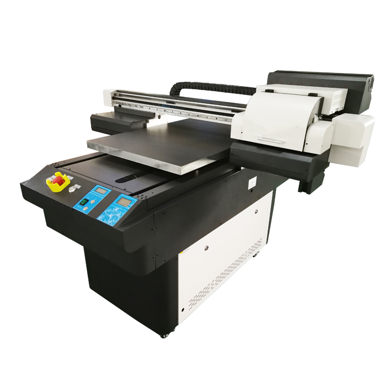 3 Head KT board ceramic inkjet uv printer 6090 with Varnish