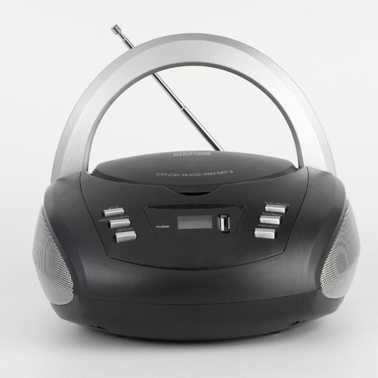 Заводская существующая модель, портативный, Лидер продаж, CD Boombox USB MP3 CD плеер с разъемом Aux