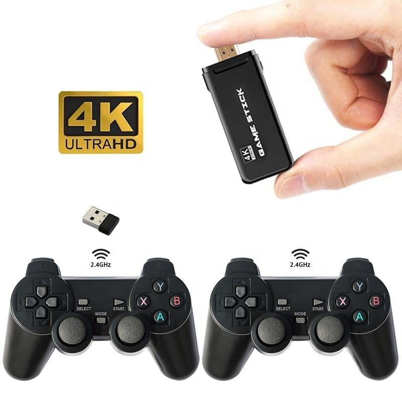 Игровой ретро-джойстик 4K для 2 игроков, аркадная консоль для видеоигр