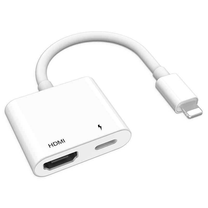 Освещение цифровой AV HDTV адаптер конвертер для iPhone Нет необходимости источник питания