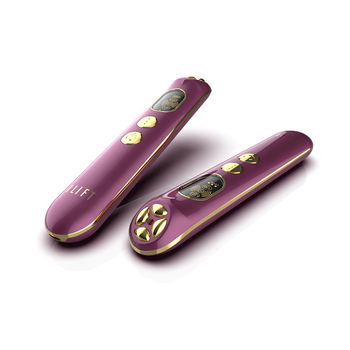 Travel eye massage pen heated lip care eye vibrating massager pink ODM/OEM
