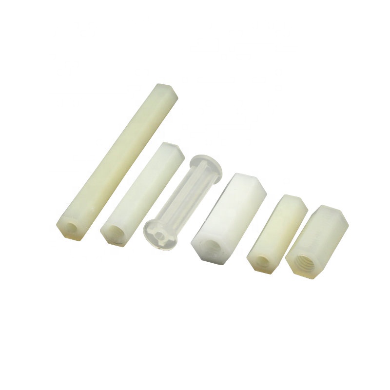 Нейлон PCB вложение spacer PCB противостояние женский hex spacer пластик впрыска с шестигранной резьбой spacer