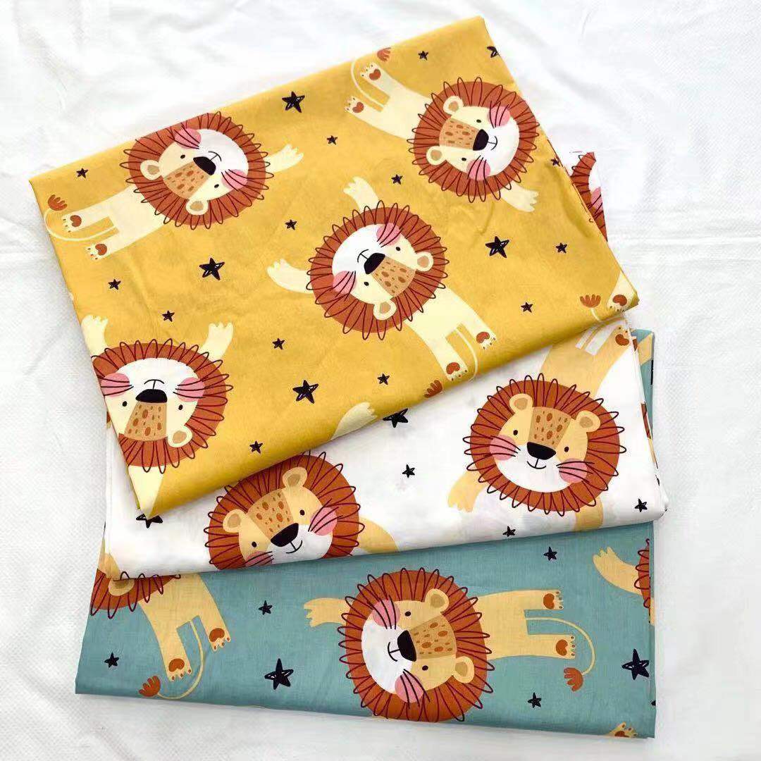 cute designs 160cm width cotton printed fabric for kids in roll
