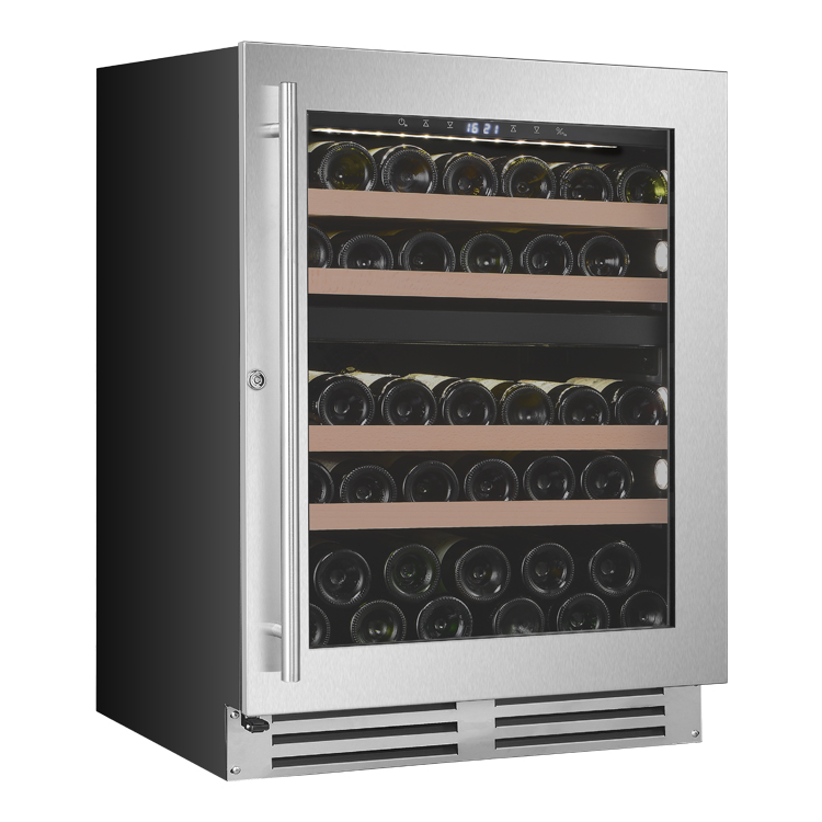 39 Bottles 24 Inch Under Counter Dual Zone Wine Cooler Drinks