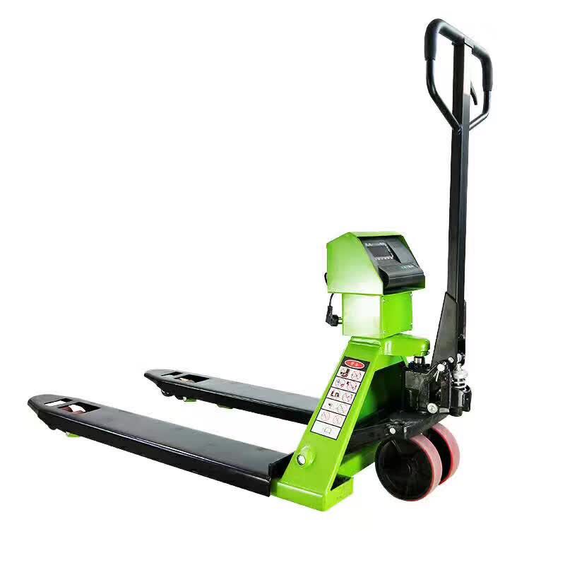 Balance Digital Hand Manual Pallet Truck Jack 1000kg Weighing Scale Manual Hydraulic Hand Pallet Truck Scale