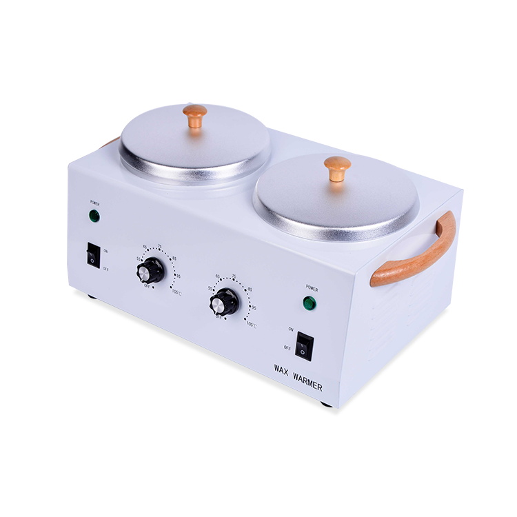 Wallybeauty Hot Sale Electric Double Pot Wax Heater Depilatory Wax Warmer for Hair Removal Use 500ml+500ml