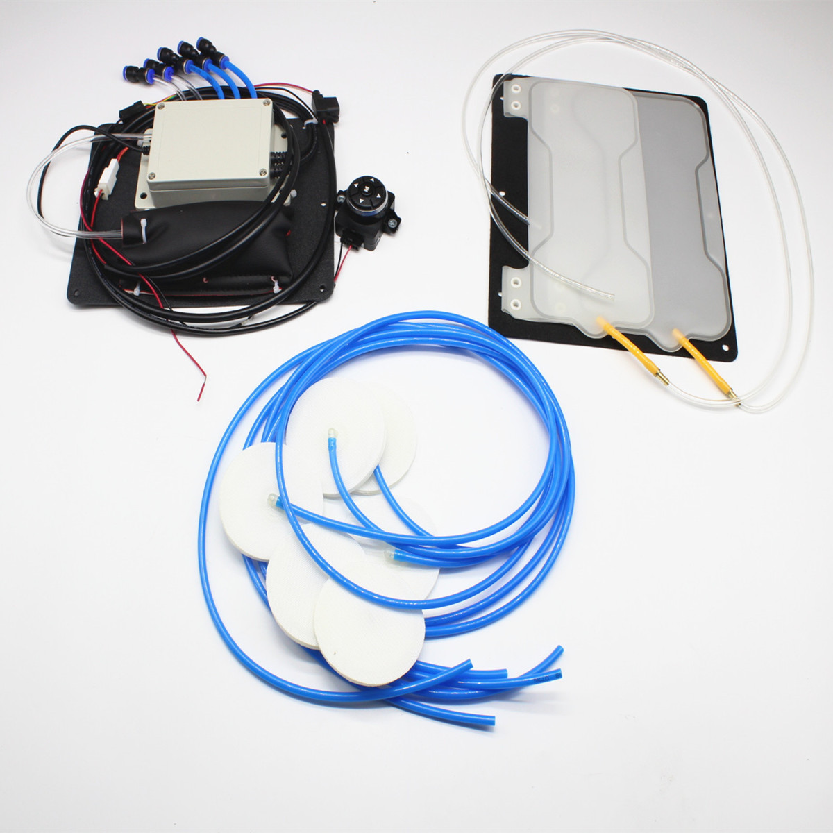 custom hot selling 4 way switch auto pneumatic air bladder lumbar support car seat massage system