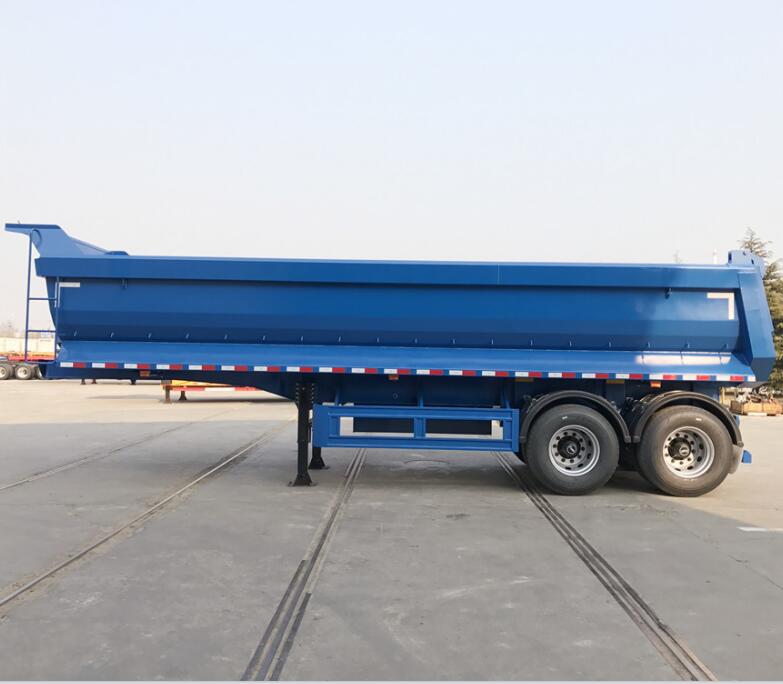 Brand New 3 axles 4 axles 5 axles 45 cubic meter Tipping dump trailer side dump trailer