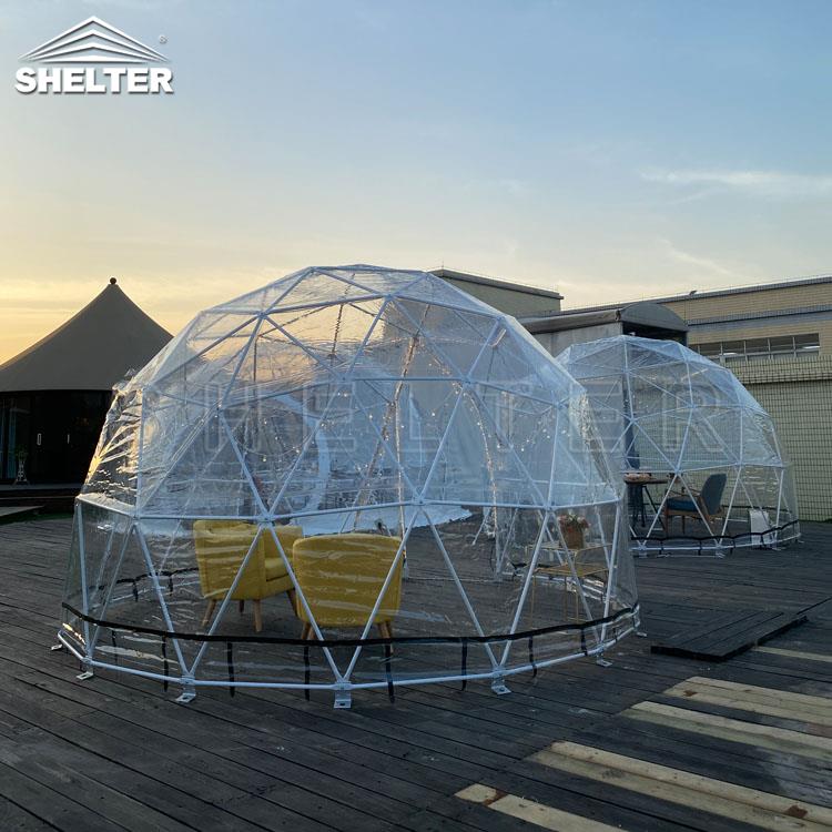 4 м/13 футов ясный купол ужин палатка сад купол Igloo для ресторанов