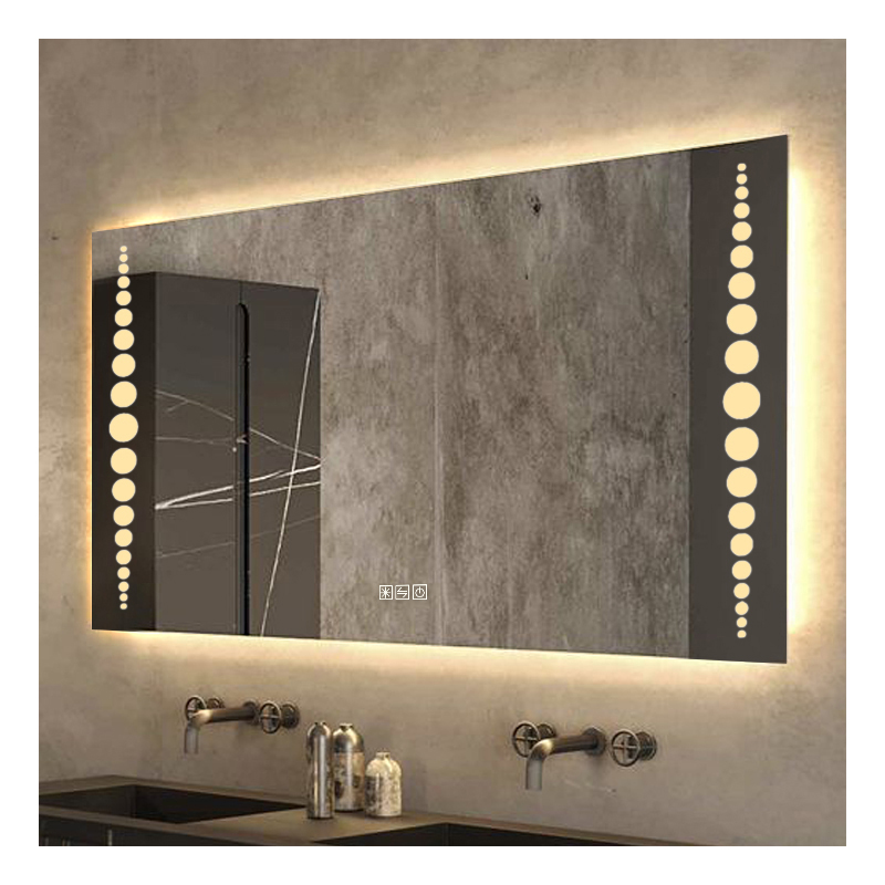 Smart Home High Quality Size Led Backlit Bathroom Mirror