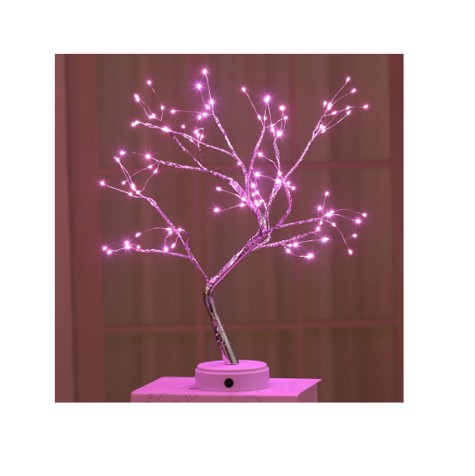 Hot Sale Tree Light LED Copper Wire Fire Night Light For Wedding Party Home Decorations USB Firefly Tree Lamp