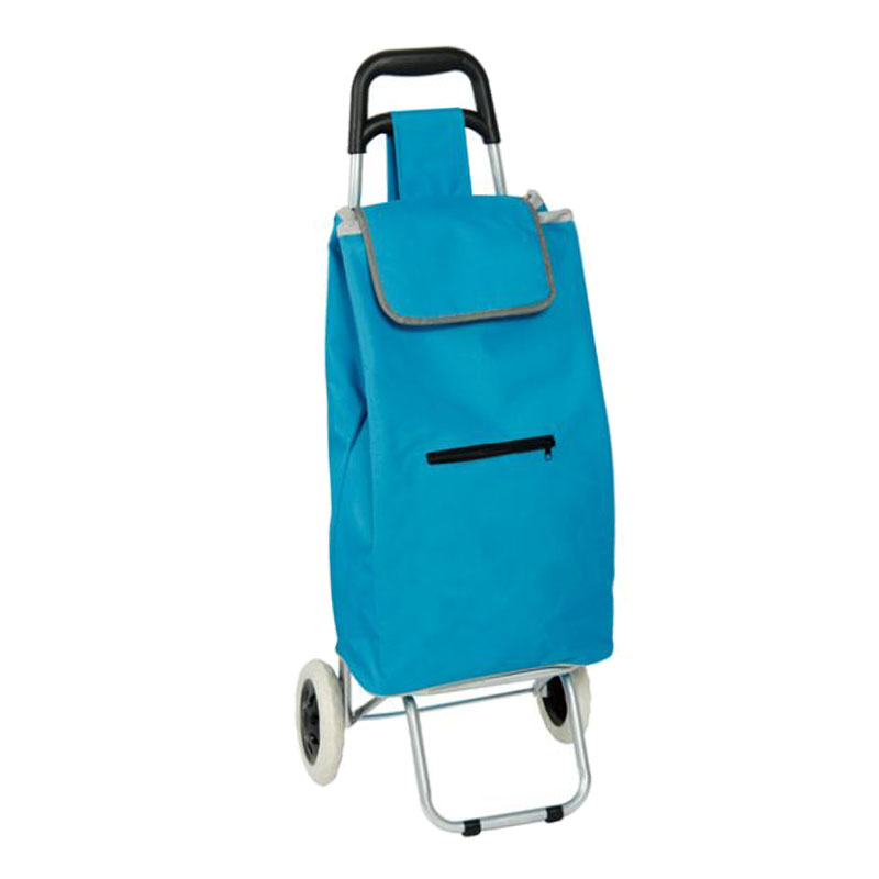 Best Selling Common Household Luggage Trolleys Shopping Cart with Zip Pocket Bag