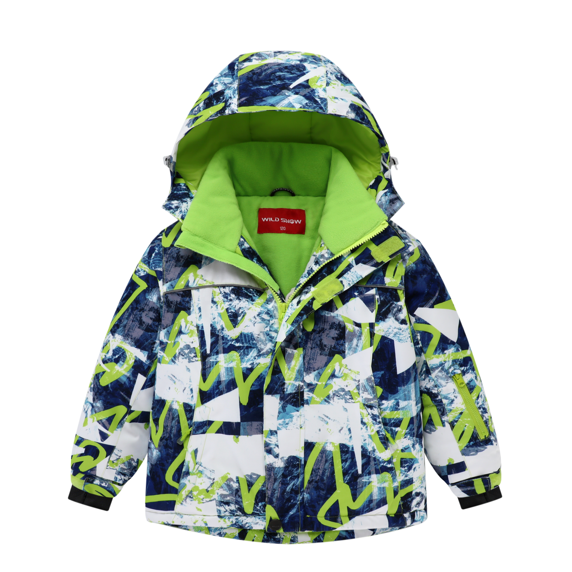 Hot Sale Support 7-Day Rapid Proofing 100% Polyester Waterproof 5 000mm Children Kids Boys Ski Snow Jackets