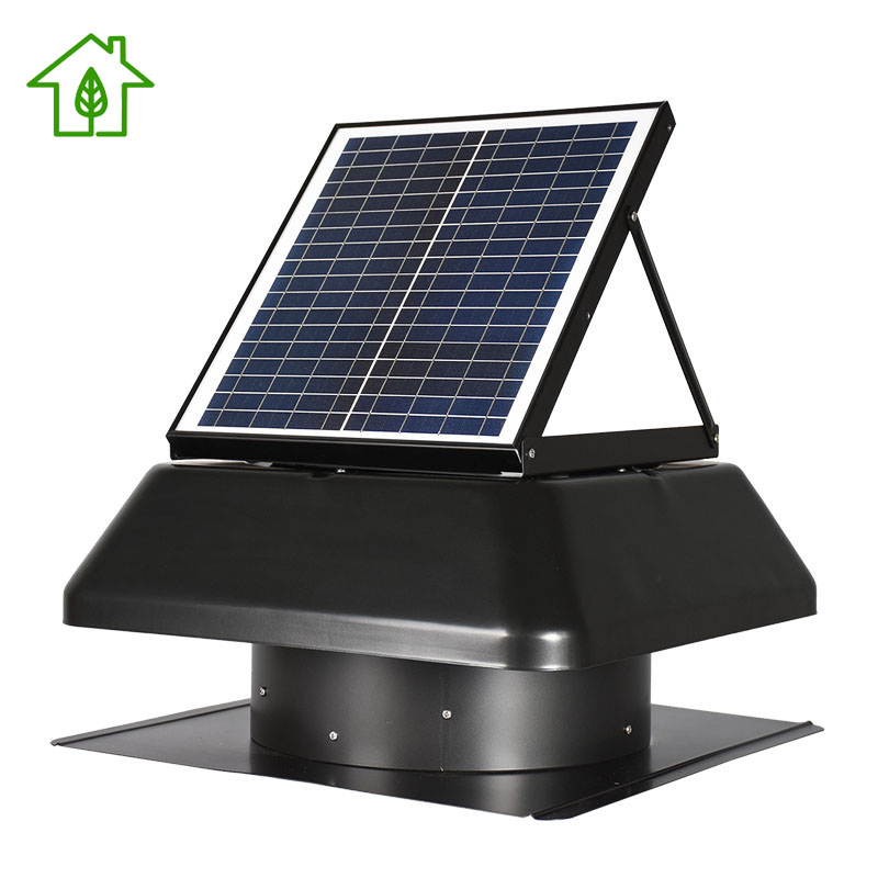 Vent tool Home Ventilation fan air circulation with solar panel dc motor solar panel roof ventilating fan solar attic fan R