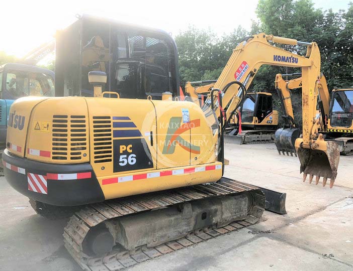 Second hand wheel/crawler digger PC55/56/70 Hydraulic heavy equipment Kobelco/Cat/Hitachi/Komatsu 5/6/7 ton used /excavator