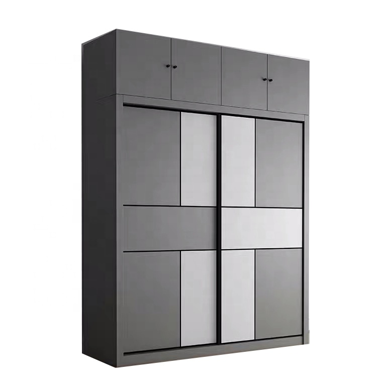 Factory Direct Bedroom Furniture Wardrobe Sliding Door Wooden Wardrobes Storage Wardrobe(UL-21LV1868)