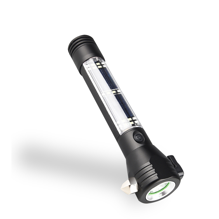 Портативный высокомощный usb/Солнечный перезаряжаемый аккумулятор Zoom алюминиевый 3 Вт светодиодный тактический фонарик