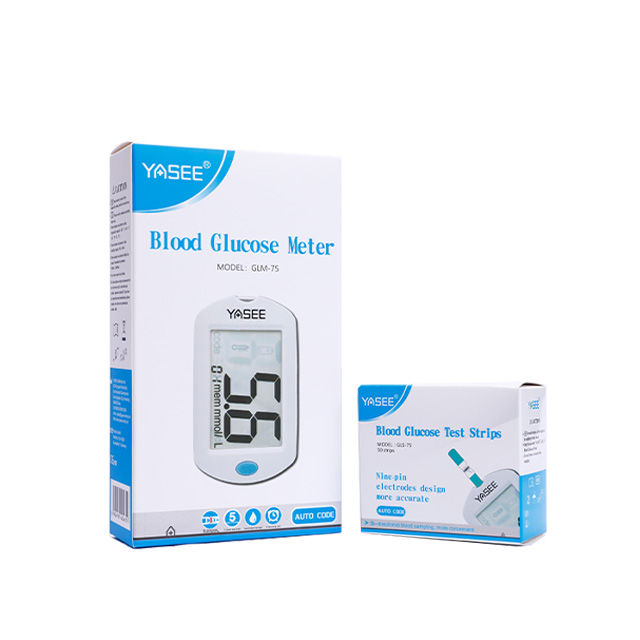 Home Care Safety Large Screen Blood Sugar Monitor Machine Diabetic Test Kit Test Strips Blood Glucose Meter Test Glucometros