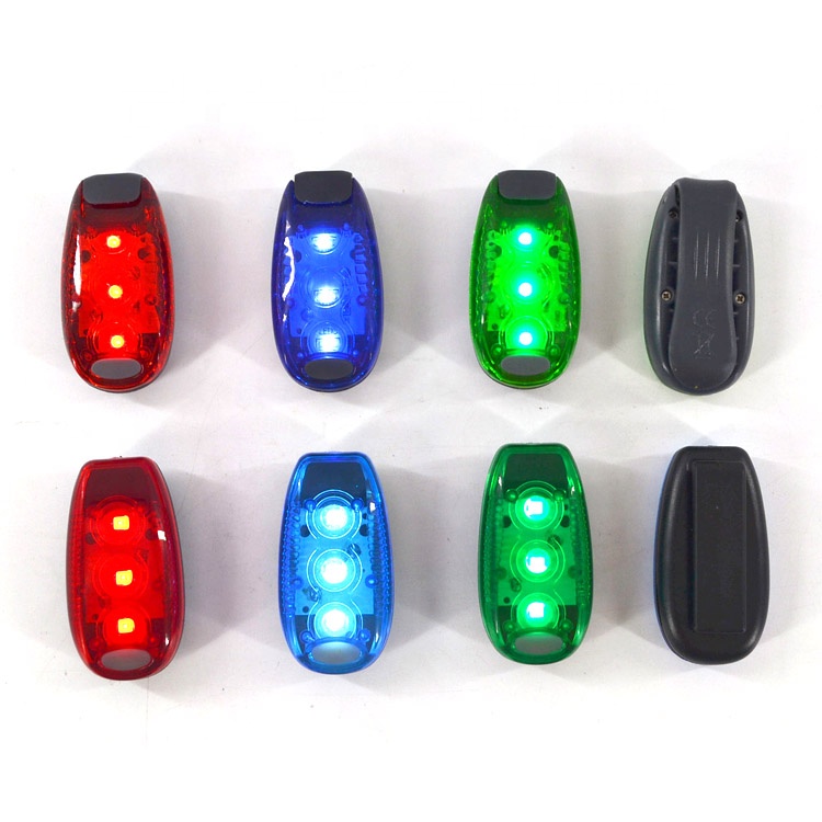 Mini Clip On 3 LED Safety Light For Running, Dogs, Bikes, Walking