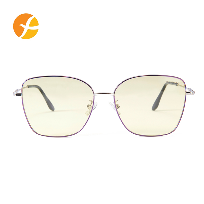Vogue Drivers Red Oem Anti Radition Night Vision Driving Glasses With Gold Frames