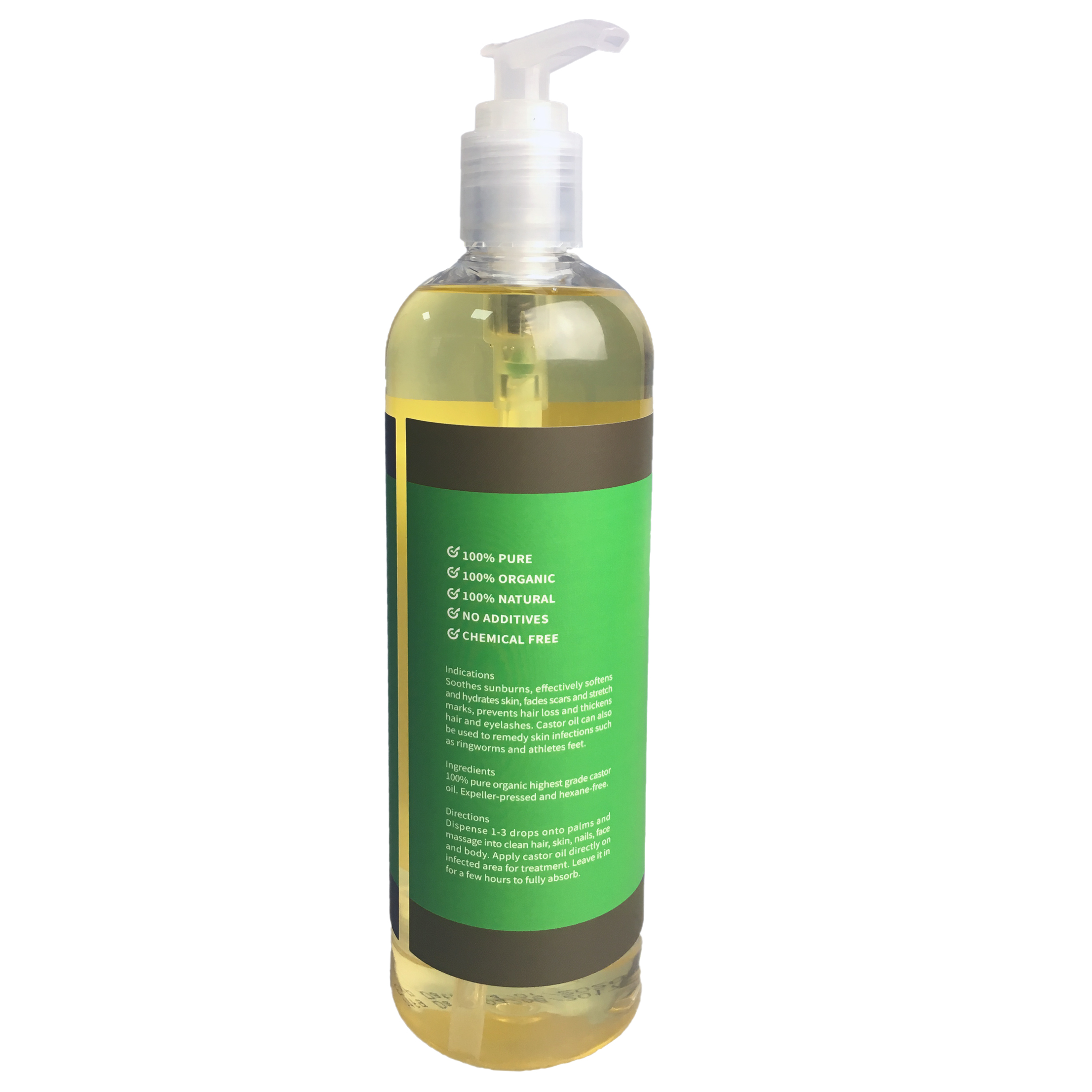 Private Label Natural Pure Organic Castor Oil Wholesale Bulk Price for Castor Oil