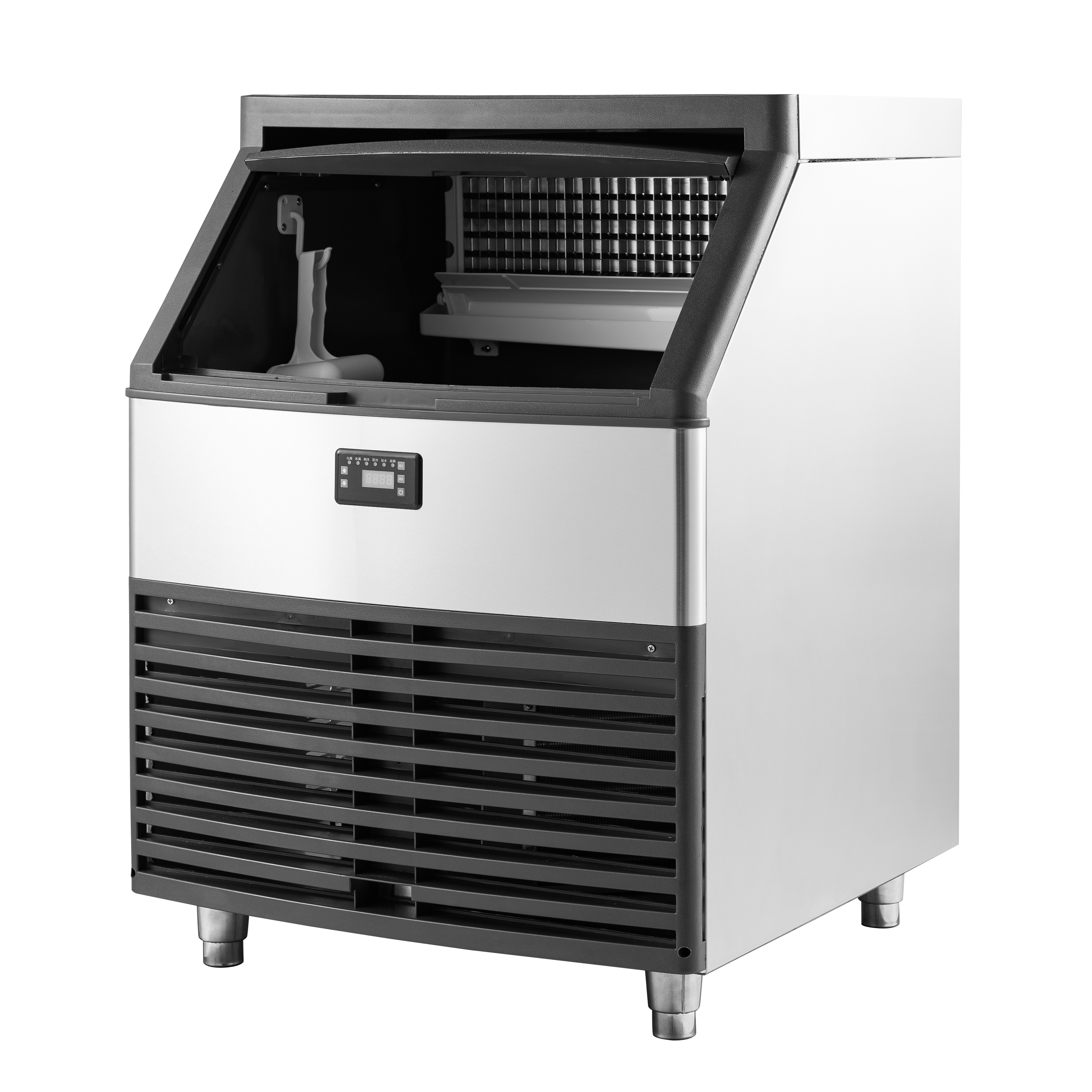US 112LB Built - In Commercial Nugget Ice Machine Undercounter Freestand Ice Machine
