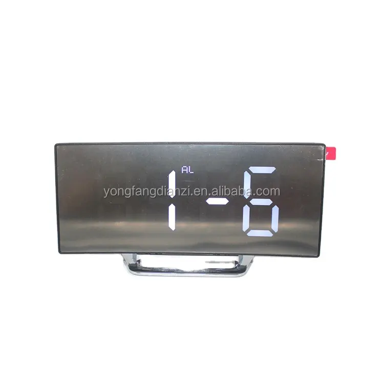 LED digital display alarm clock Mirror clock large display digital clock