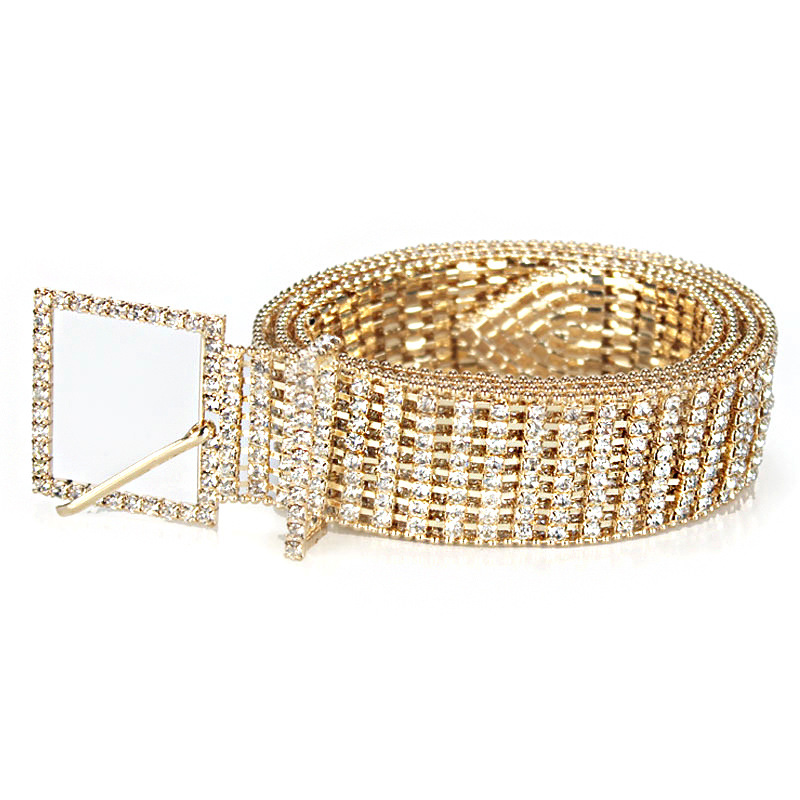 Американский лидер Продаж Bling мульти ряда полный и ремнем со стразами для женщин, роскошные женские сумки джинсы аксессуары горный хрусталь цепочка на талию пояс для женщин