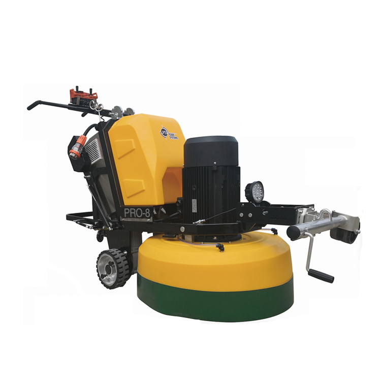Шлифовальный станок JS Pro850, саморасфасованный, двухмоторный, для бетона, эпоксидная напольная шлифовальная машина