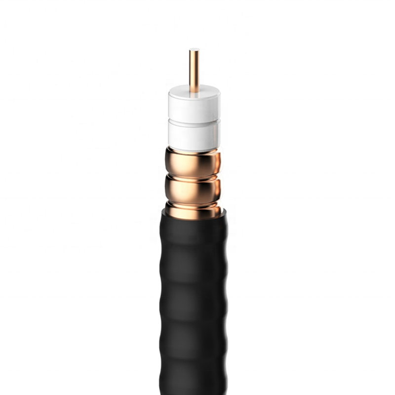 50ohm DC-3.8GHz гофрированный Открытый LSZH 1/2 дюймов RF гибкий питающий кабель