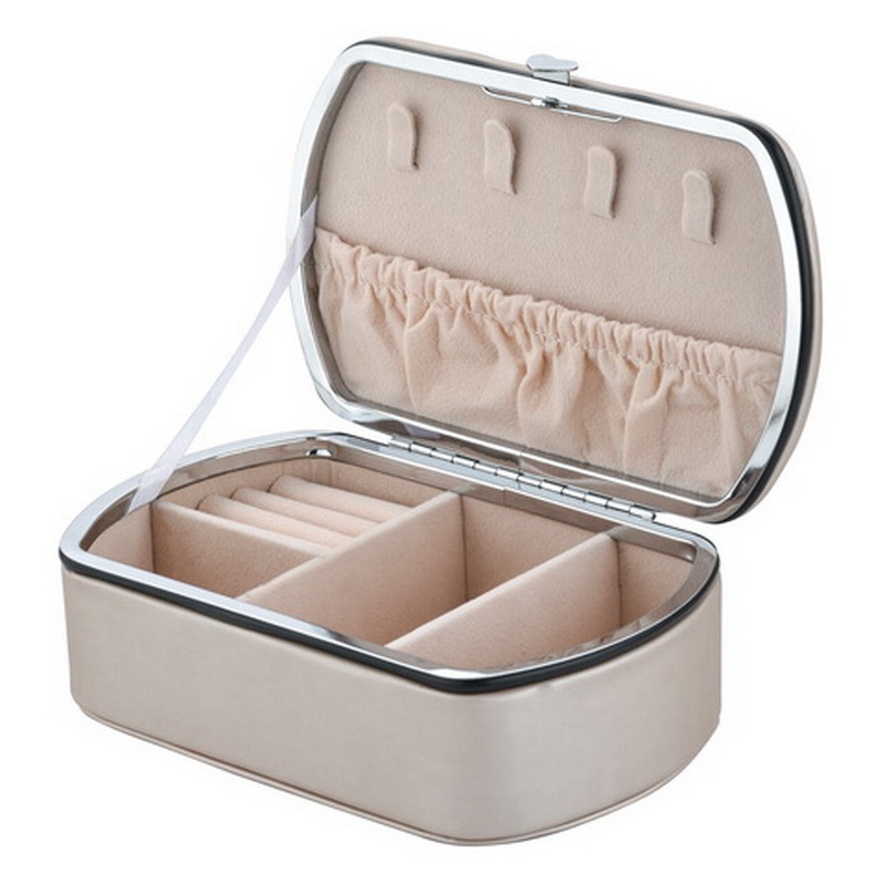 Makeup Pu Luxury Faux Leather Jewelry Custom Cosmetic Colorful Box
