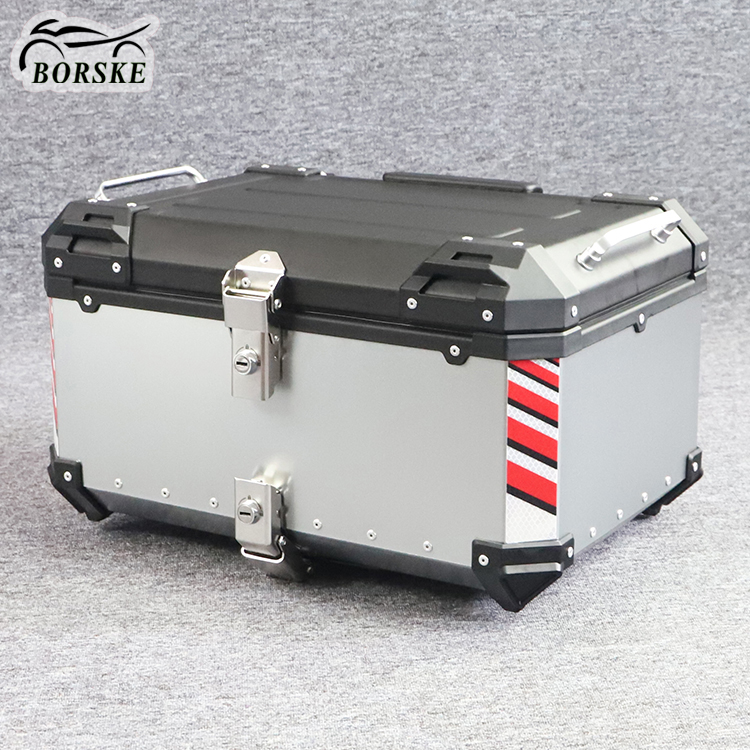 Factory Aluminum Motorcycle Top box Wholesale Motorcycle Tail Boxes Motorcycle Aluminum Box