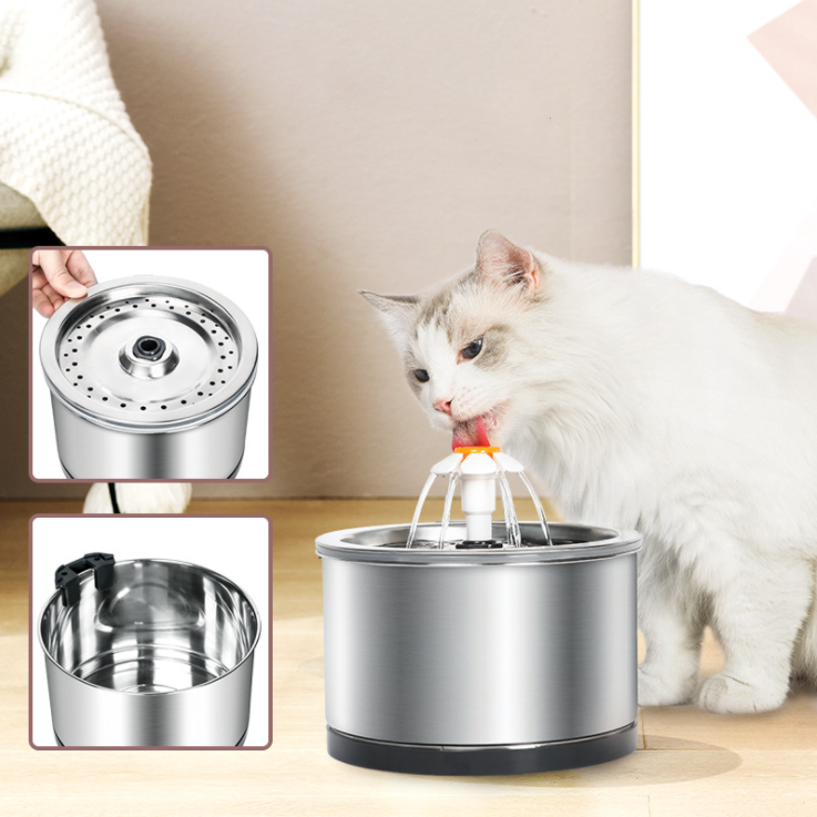 Meowking, персонализированная миска для питьевой воды из АБС-пластика для кошек и собак, питьевые фонтаны для домашних животных