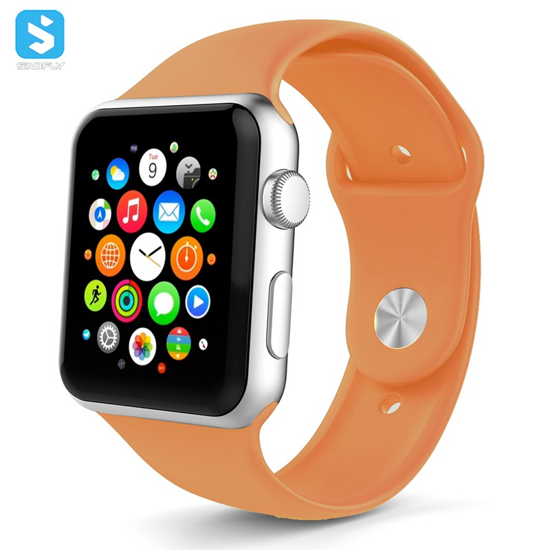 Цветной силиконовый спортивный ремешок для Apple Watch band 38-40 мм/42-44 мм, резиновый браслет для iwatch 4 3 2 1
