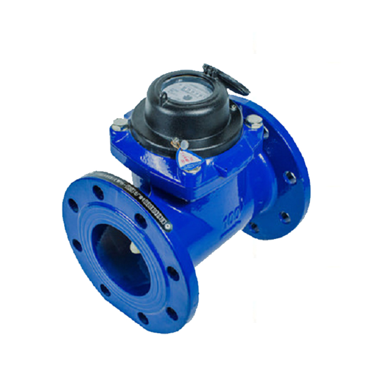 WPH DN50mm to DN300mm Flow Meter Sealed Cold Bulk Woltmann Flanged Meter for Water Supply