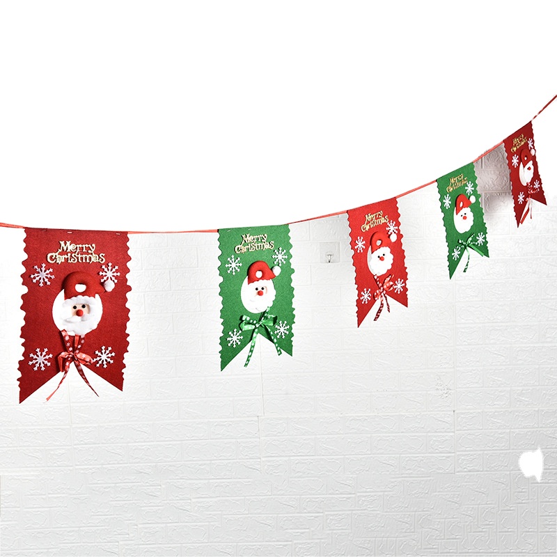 custom Christmas decorations Christmas flag eight flags six flags Christmas decorations