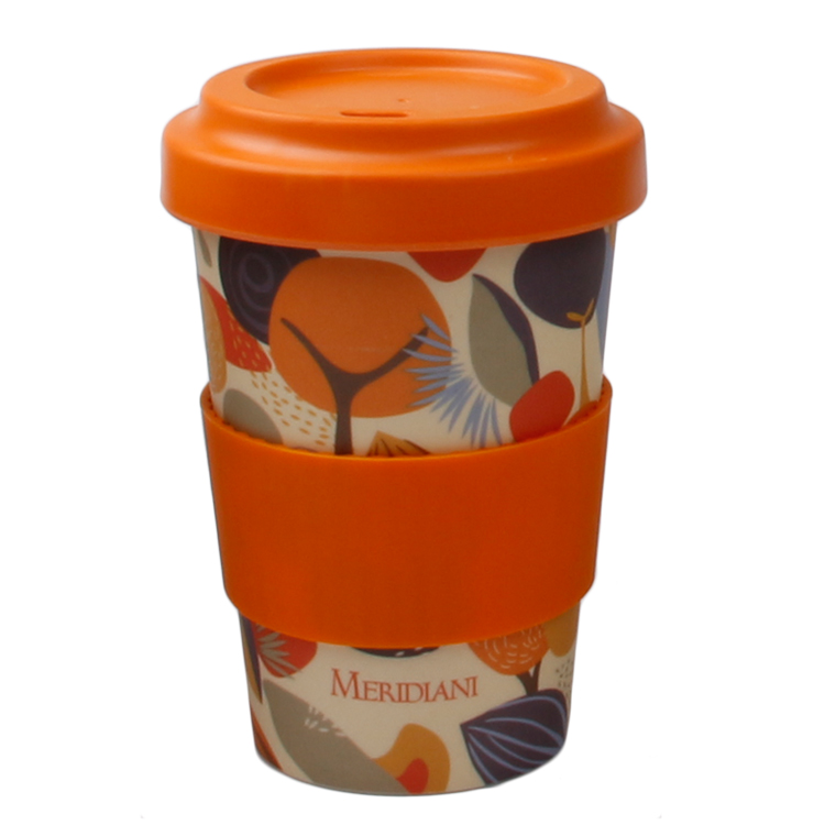 MIKENDA Customize Reusable Bamboo Fiber Coffee Cups Wheat fiber Bamboo coffee mugs