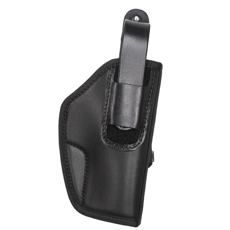 Gun&Flower Leather Universal Holster with Belt Clip OWB Concealment Carry Holder Pouch Thumb Release