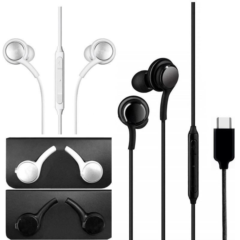 Громкой связи Bluetooth гарнитура для Тип C наушники проводные наушники в ухо для Примечание 10 20 гарнитур C Тип стерео гарнитура слуховые аппараты