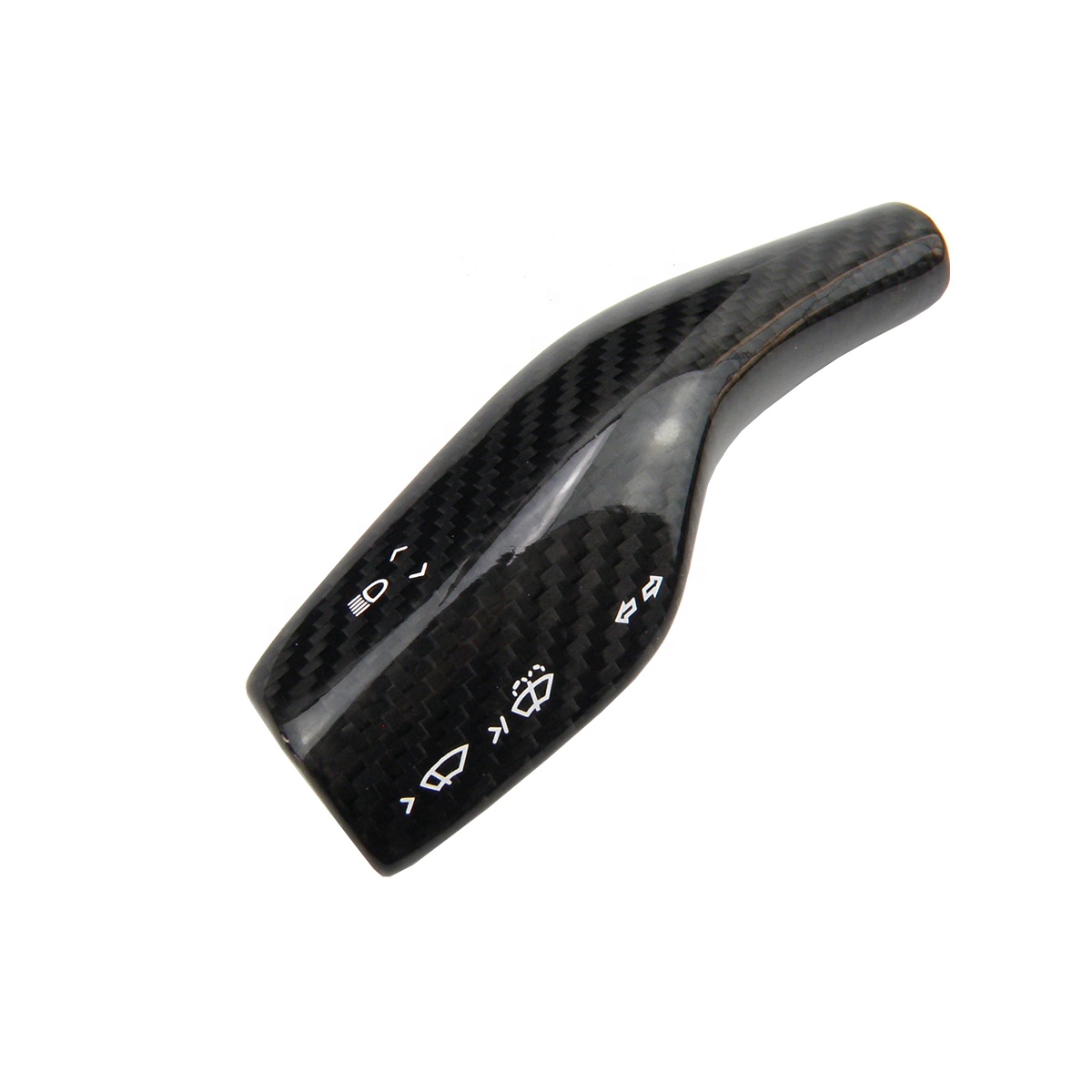 Real black Carbon Fiber Sticker Car Column Shift Cover Interior Decor Accessories for Tesla Model 3