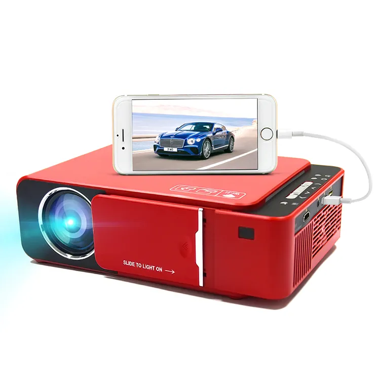 Factory OEM BX3-T HD LCD Projector with Native 720P support max 1080P built-in WiFi Miracast/Airplay for mobile phone