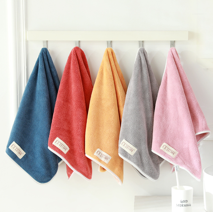 Wash face with water absorbent household quick-drying thickened towel