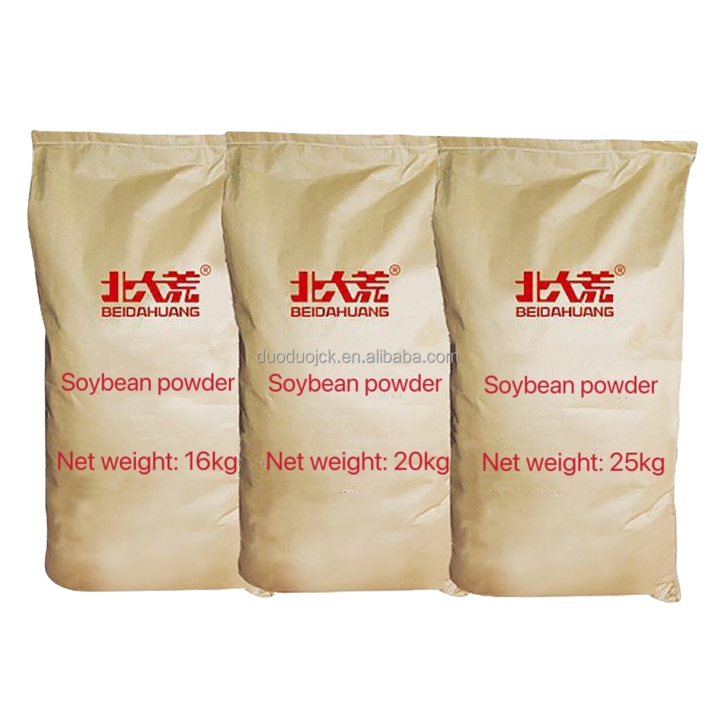 Beidahuang High plant Protein original OEM ODM Soybean Milk Powder Non-GMO Instant Soya Drink in 20kg Popular Big Bags