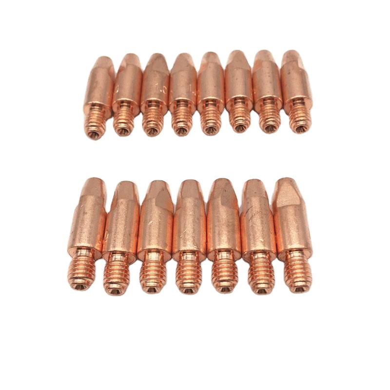 Медный сварочный наконечник M6X28 X0.6/0,8/0,9/1,0/1,2/1,4/1,6