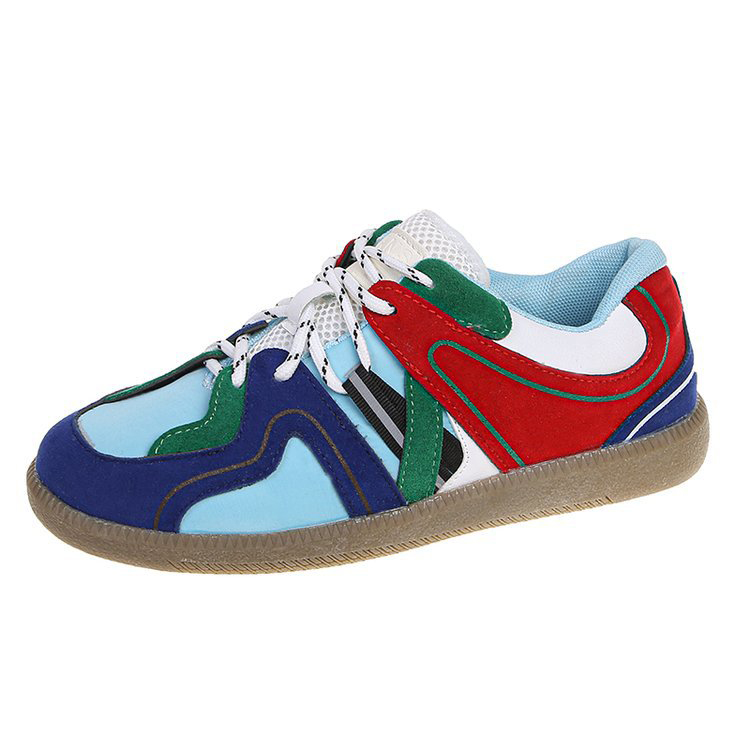 Summer New Women White And Green Low Top Casual Sports Sneakers 2021 Single Shoes Fashion Trend Women Sneakers