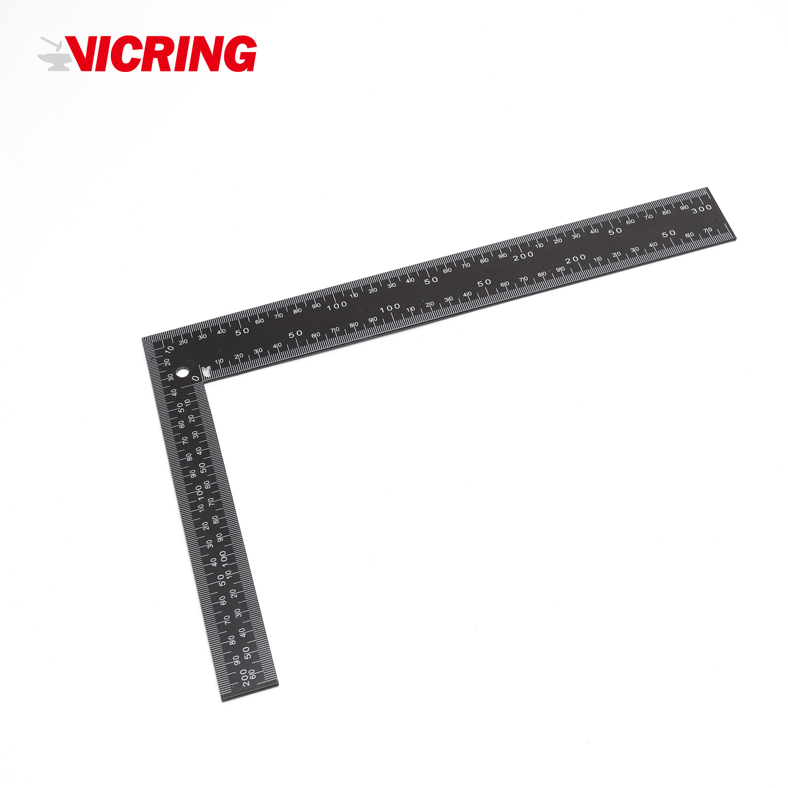 VICRING 200*300 мм металлическая плотницкая двухсторонняя угловая линейка прямая Линейка прозрачная L-образная квадратная линейка