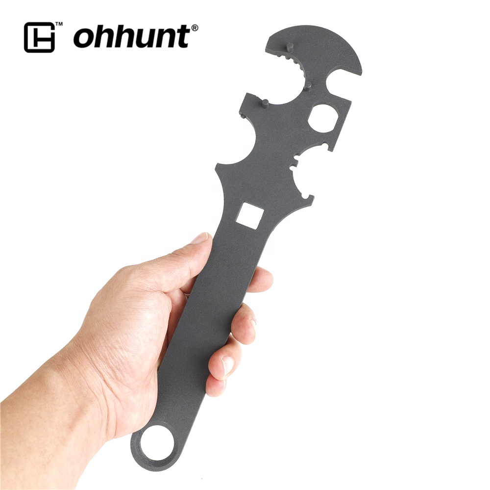 Ohhunt Охотничьи Аксессуары для удаления оружейник гаечные ключи инструменты корончатая гайка стали из нержавеющей стали AR 15 оружейников ключ, дюймовый стандарт