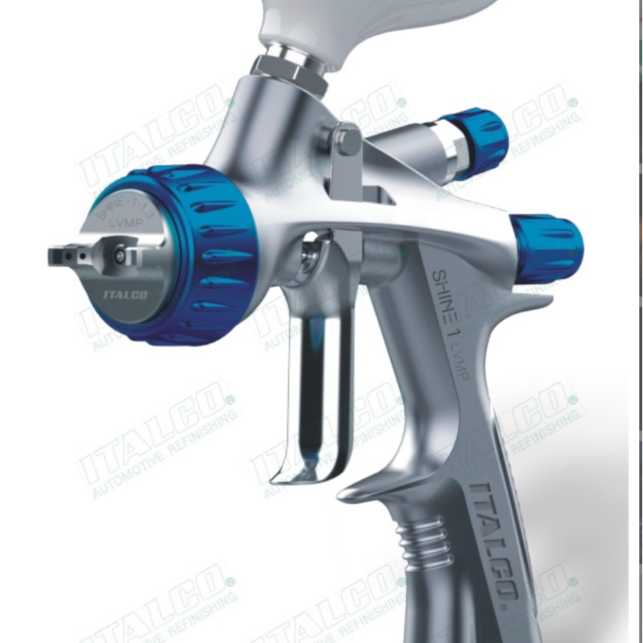 Пульверизатор ITALCO SHINE 1 L.V.M.P, 1,3 пистолет-распылитель, чашка 600 мл, пульверизатор для автомобильной краски, новая модель 2020, краскопульт для автомобиля