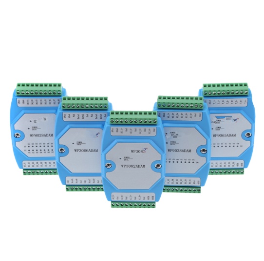 WP3082ADAM ( 8AI ) _ 0-20MA / 4-20MA analog input module / RS485 MODBUS RTU communications