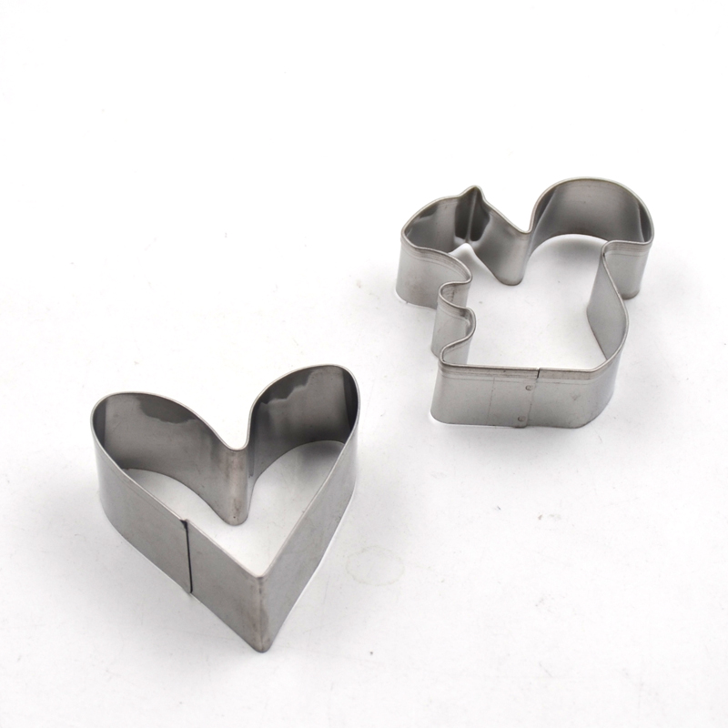 Kangaroo squirrel Bear cute shaped delicate stainless steel cookie kitchen baking mold